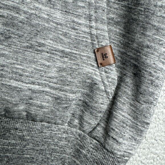 Doublju Sweater Boys Large Gray Blue Hooded Sweatshirt Pullover Hoodie Pocket - Picture 2 of 8